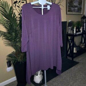 NWT Arna York sz 22 / 24 purple tunic